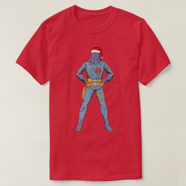 Christmas Cobra Commander T-Shirt (Design Front)