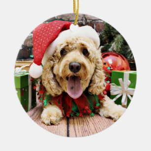 cockapoo christmas ornament