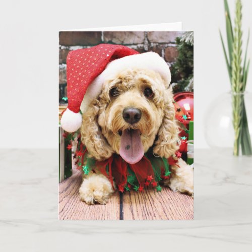 Christmas _ Cockapoo _ Sadie Holiday Card