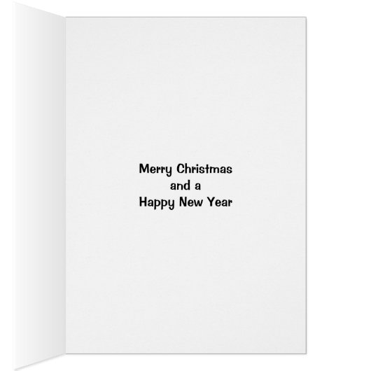 Christmas Cockatoo Card (Enter Your Own Message) (Inside (Right))