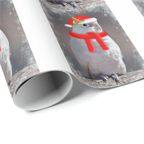 Christmas Cockatoo Wrapping Paper