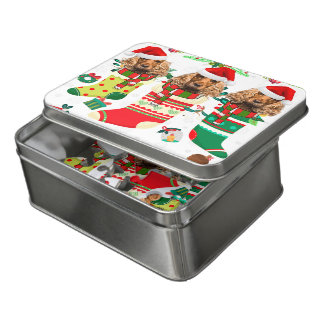 Christmas Cocker Spaniel Dog Xmas Animals Lover Jigsaw Puzzle