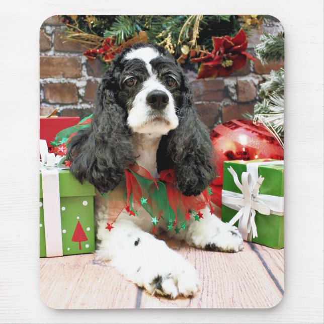 Christmas - Cocker Spaniel - Laci Mouse Pad (Front)