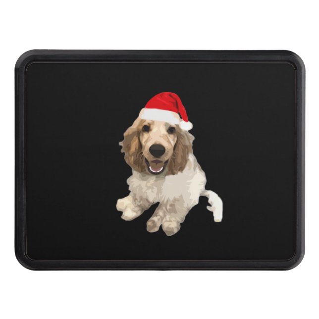 Christmas Cocker Spaniel (White) Essential T-Shirt Hitch Cover (Front)