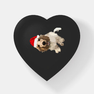 Christmas Cocker Spaniel (White) Essential T-Shirt Paperweight