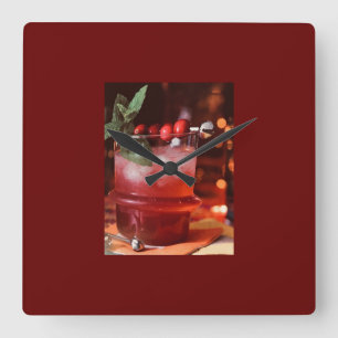 ***CHRISTMAS COCKTAIL*** CLOCK