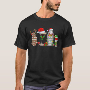Christmas Cocktail Espresso Martini Drinking Party T-Shirt