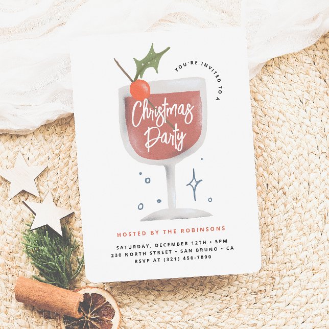 Christmas Cocktail Party | Fun & Festive Drinks Invitation (Creator Uploaded)