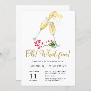 Christmas Cocktail Party Invitation