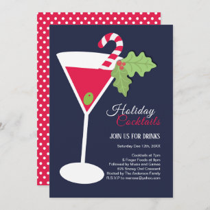 Christmas Cocktail Party Invitation