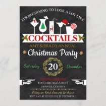 Christmas Cocktail Party Invitation