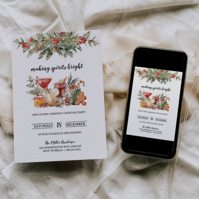 Christmas Cocktail Party Invitation (Creator Uploaded)