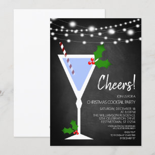Christmas Cocktail Party Invitation