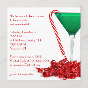Christmas Cocktail Party Invitation