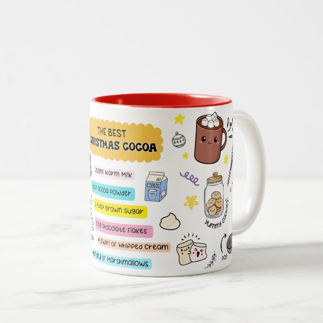 Christmas Cocoa Mug (Front Right)