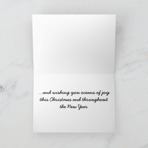 Christmas Cod Christmas Card | Zazzle