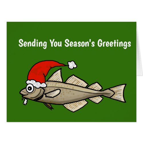 Christmas Cod Funny Christmas Card