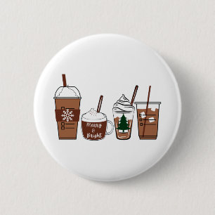Christmas Coffee Button