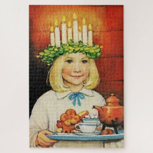 “Christmas Coffee” by Jenny Nystrom Jigsaw Puzzle