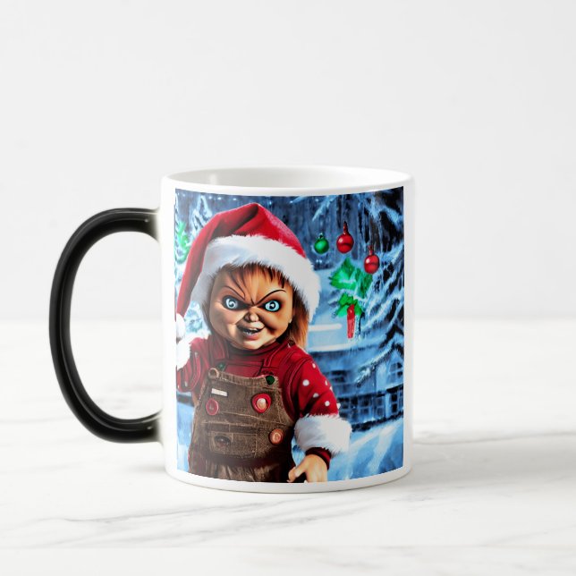 Christmas  Coffee Color Morph Mug (Left)