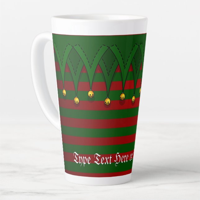 Christmas Coffee Cups Personalized Holiday Mugs (Left Angle)