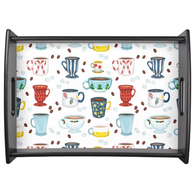 Christmas Coffee Date Hostess Gift  Serving Tray (Front)