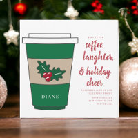 Christmas Coffee Holiday / Coffee, Laughter Cheer