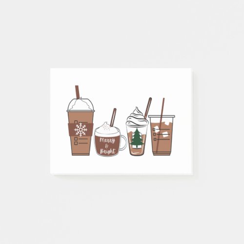 Christmas Coffee Post_it Notes