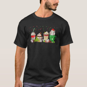 Christmas Coffee Softball Baseball Game Day Coffee T-Shirt