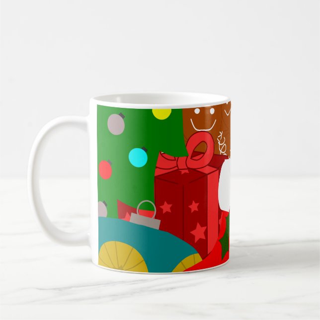 Christmas Collage  Coffee Mug (Left)
