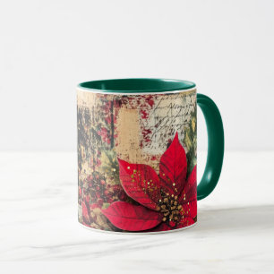 Christmas Collage Junk Journal Mug Var23