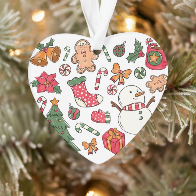 Christmas Collage Personalized  Ornament (Tree)