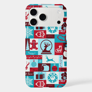 Christmas Collage (Red/Blue) iPhone 17 Pro Max Case