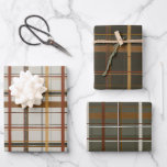 Christmas Collection | Plaids Green, Cream, Tan Wrapping Paper Sheets<br><div class="desc">I created this Christmas collection with all of my favorite colors to give it a vintage,  natural,  and moody feel. I hope you love it as much as I do!</div>
