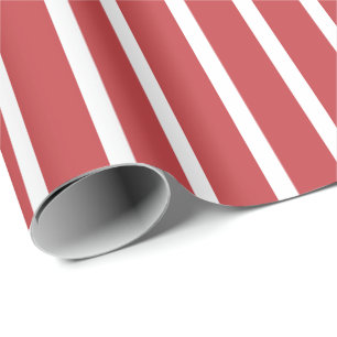 Christmas Color Striped Wrapping Paper