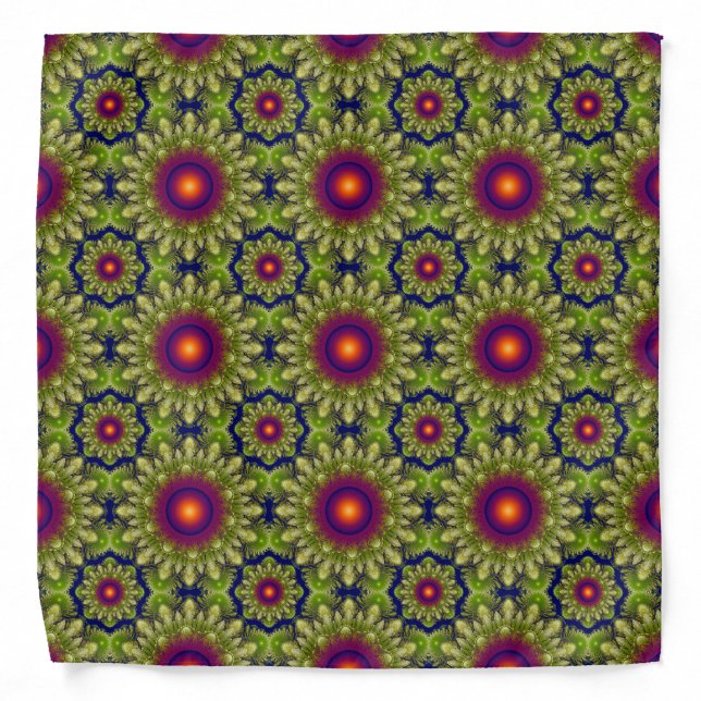 Christmas colorful texture bandana (Front)