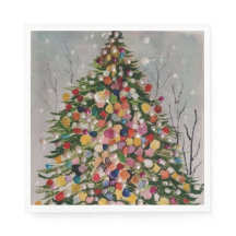 Christmas colorful tree