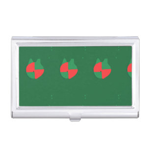 Christmas Colors Business Card Case