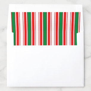 Christmas colors envelope liner