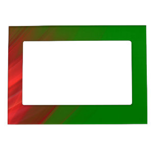 Christmas colors magnetic photo frame