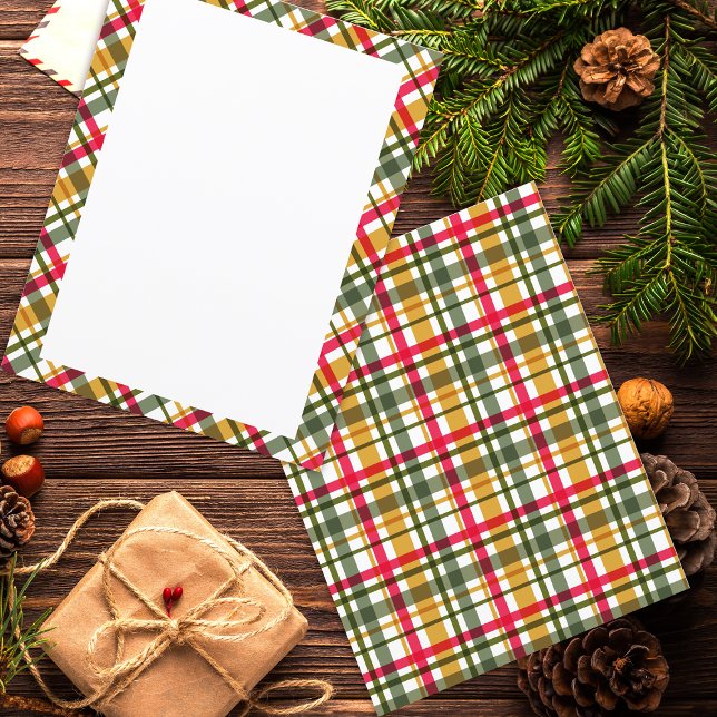 Christmas Colors Plaid Blank (Creator Uploaded)