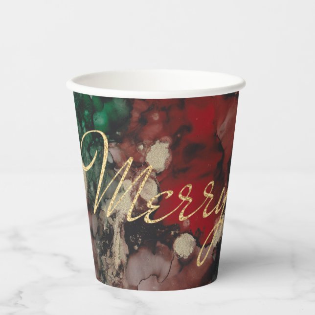 Christmas Colors Retold Paper Cups (Front)