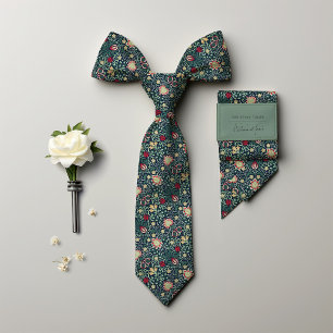 Christmas Colors Vintage Persian Morris Men's Neck Tie