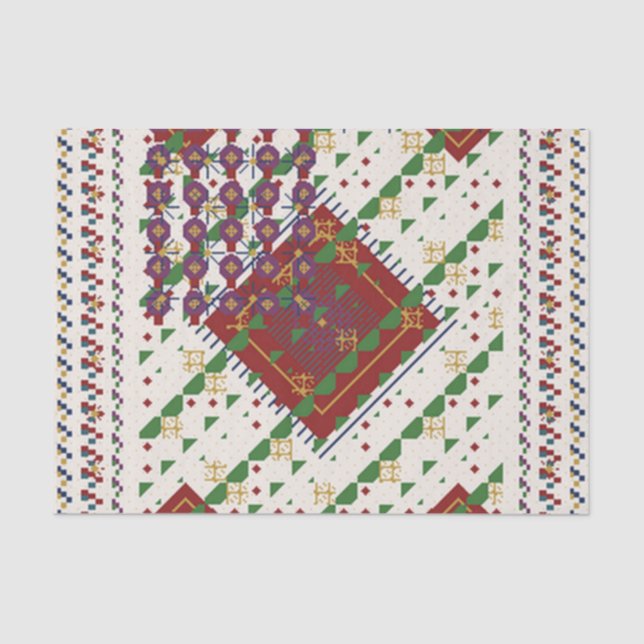 Christmas Colours  Tissue Paper (Front)