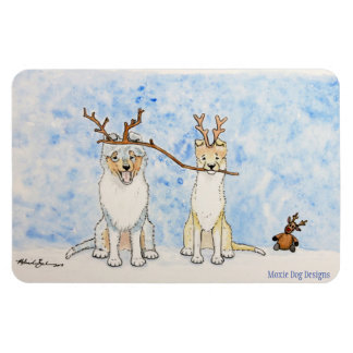 Christmas Comedians Magnet