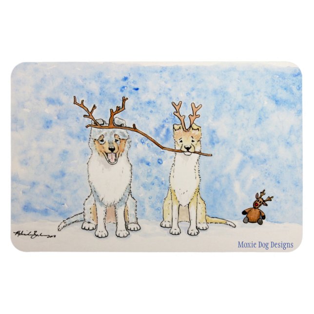 Christmas Comedians Magnet (Horizontal)