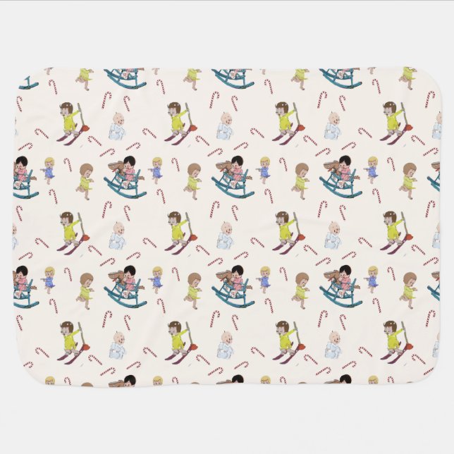 Christmas Comes But Once A Year  Baby Blanket (Horizontal)