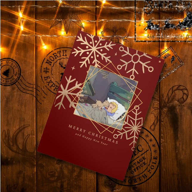 Christmas Comes But Once Trifold Pet Holiday Card (Creator Uploaded)