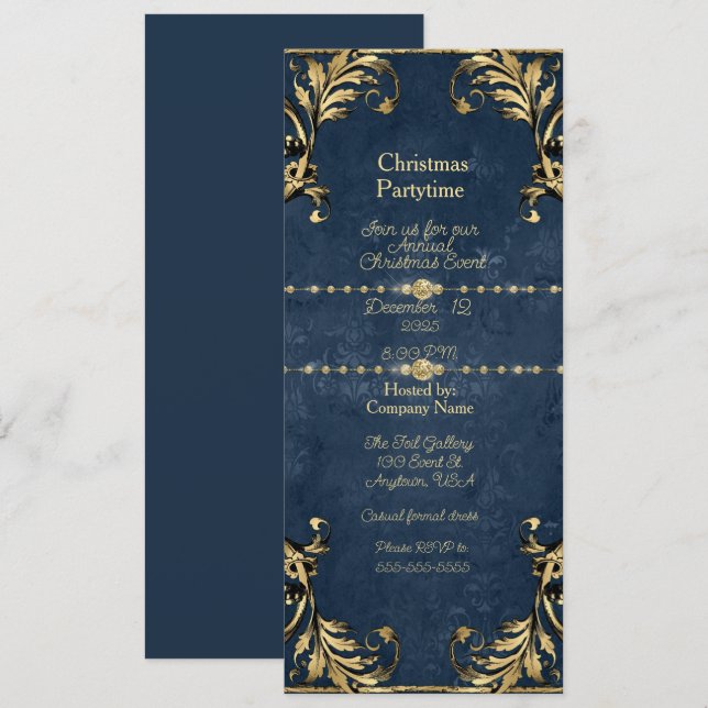 Christmas Company Partytime Invitation (Front/Back)