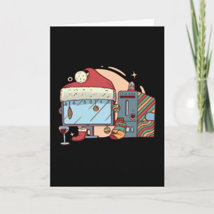 Christmas computer card